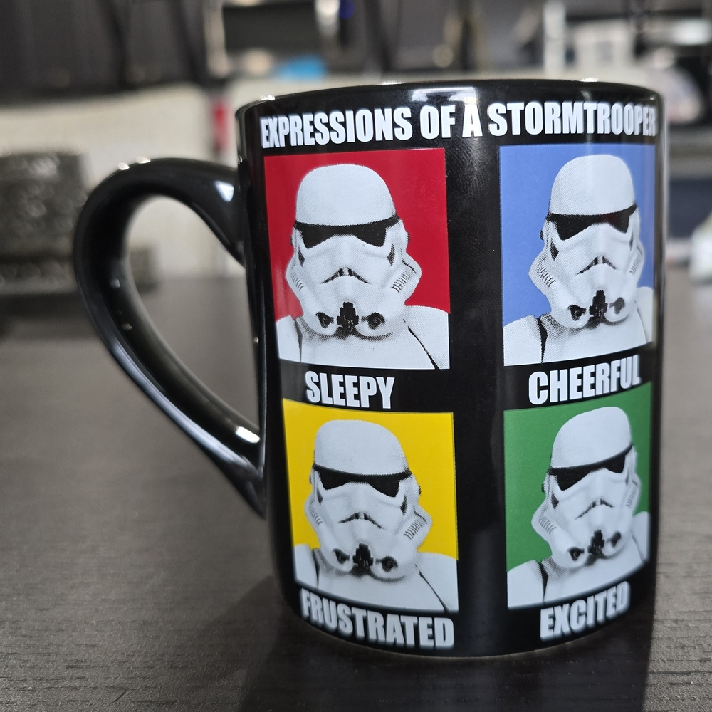 Stormtrooper Expressions Mug - Black